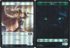 Angel (001) // Cat (011) Token - Foil